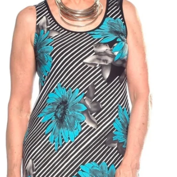 🆕 1X RAPZ TULIP STYLE FLORAL DRESS - Picture 2 of 4